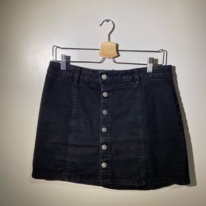 Black Denim Jean Skirt from Ardene